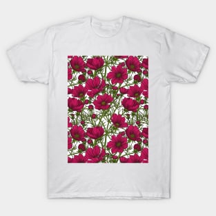 Red Cosmos flowers T-Shirt